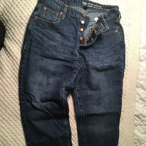 Cropped gap jeans